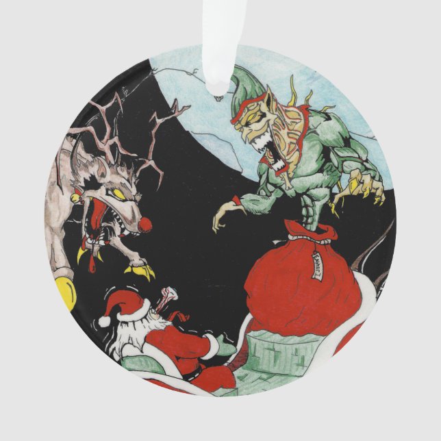 Ornamento Árvore de pesadelo de Natal Ornament (Frente)