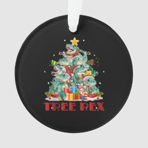Ornamento Árvore Rex T Rex Dinossauro Árvore Bonita Luzes de
