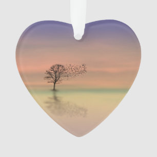 Ornamento Árvore soprando no vento