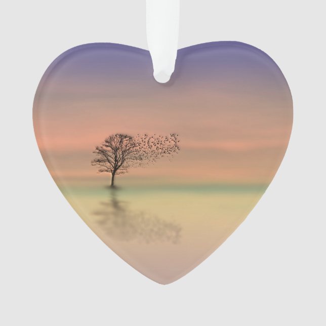 Ornamento Árvore soprando no vento (Frente)