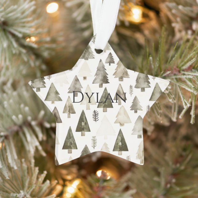 Ornamento Árvores de Natal Verdes (Árvore)