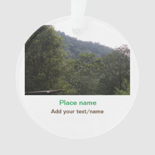 Ornamento Árvores florestais da selva devem ter viagem para 