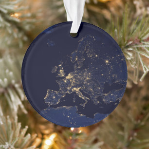 Ornamento As Luzes Locais Em Várias Cidades Europeias E Nórd