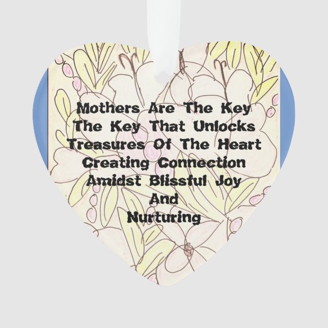 Ornamento As Mães São A Chave (Frente)