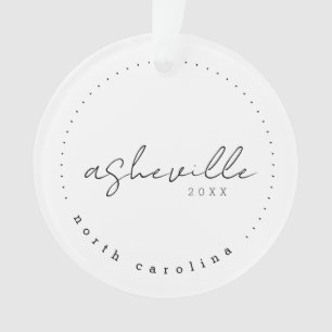 Ornamento Asheville North Carolina Viagem USA Simple