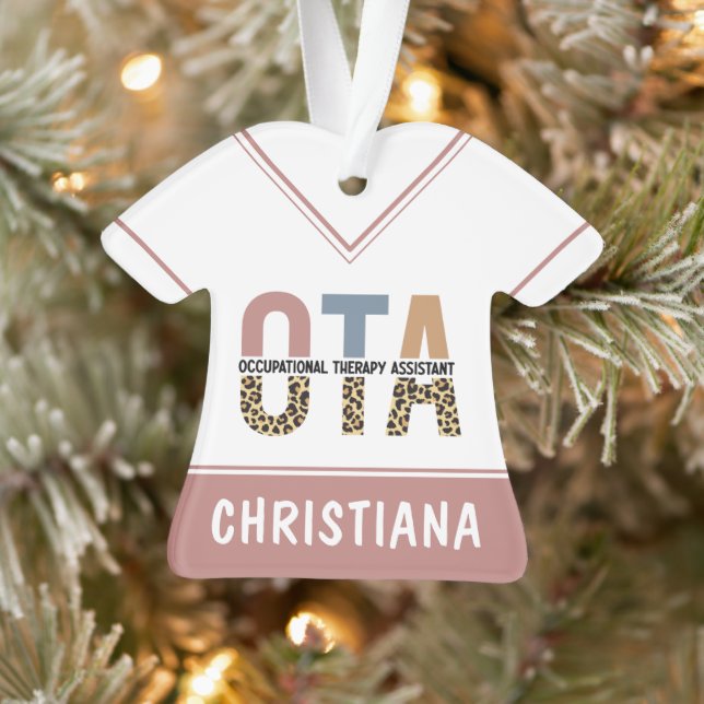 Ornamento Assistente de Terapêutica OTA Personalizada (Árvore)