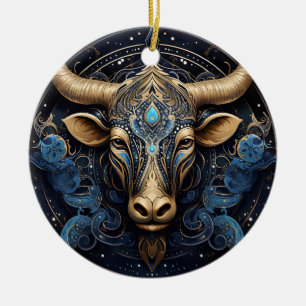 Ornamento Astrologico Personalizado Zodiac Taurus