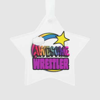 Ornamento Atirar em Star Rainbow Incrível Wrestler