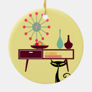 Ornamento atômico do gato do pulso de disparo de