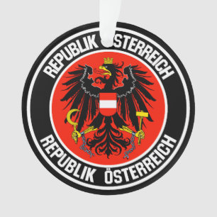 Ornamento Austria Round Emblem
