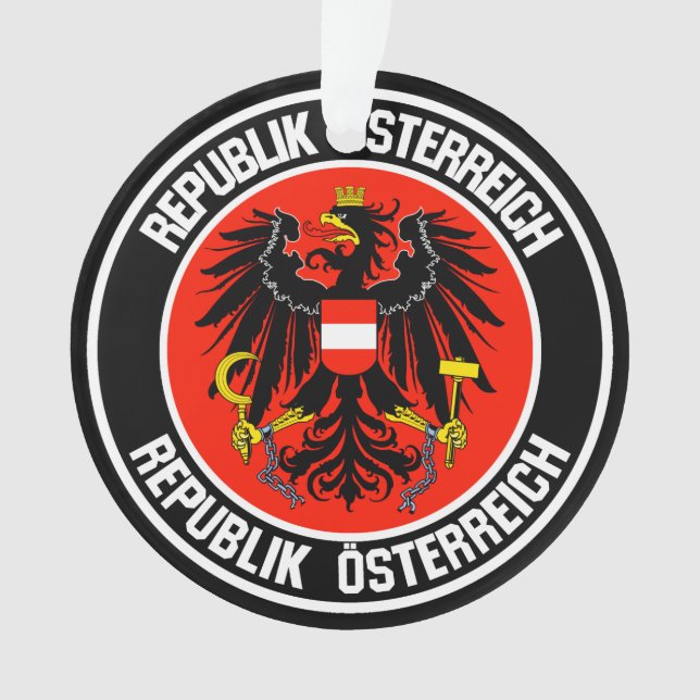 Ornamento Austria Round Emblem (Frente)