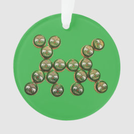 Ornamento ​🐶 Authentic Chang Beer Cap Dog