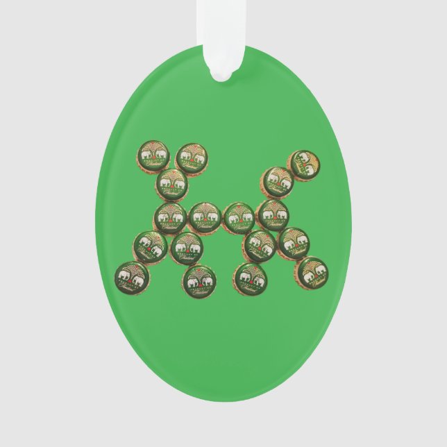 Ornamento ​🐶 Authentic Chang Beer Cap Dog (Frente)