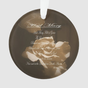 Ornamento Ave Mary Prayer