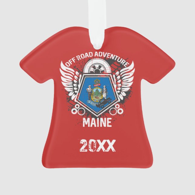 Ornamento Aventura 4x4 Trilho de Aventura Estranho (Verso)