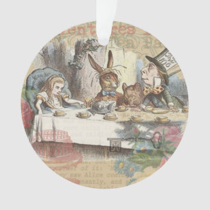 Ornamento Aventuras de Alice no País das Maravilhas - Chá Ma
