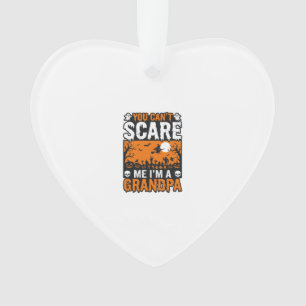 Ornamento Avô Assustador Camisa Vintage Halloween Design_1