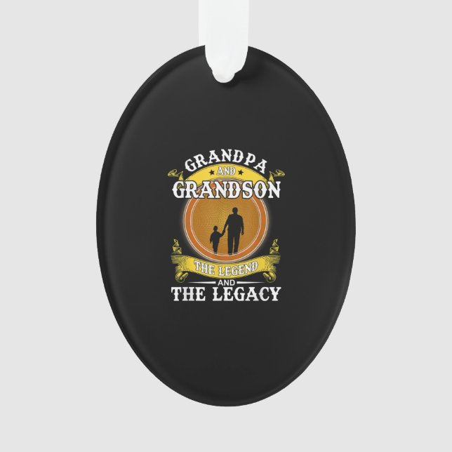 Ornamento Avô E Avô, A Lenda E O Legado (Frente)
