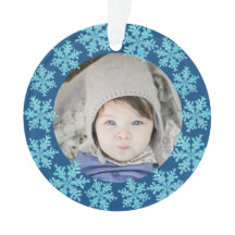 Avós da Fotografia frente e verso do floco de neve