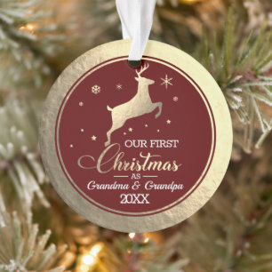 Ornamento Avós Primeiro Natal