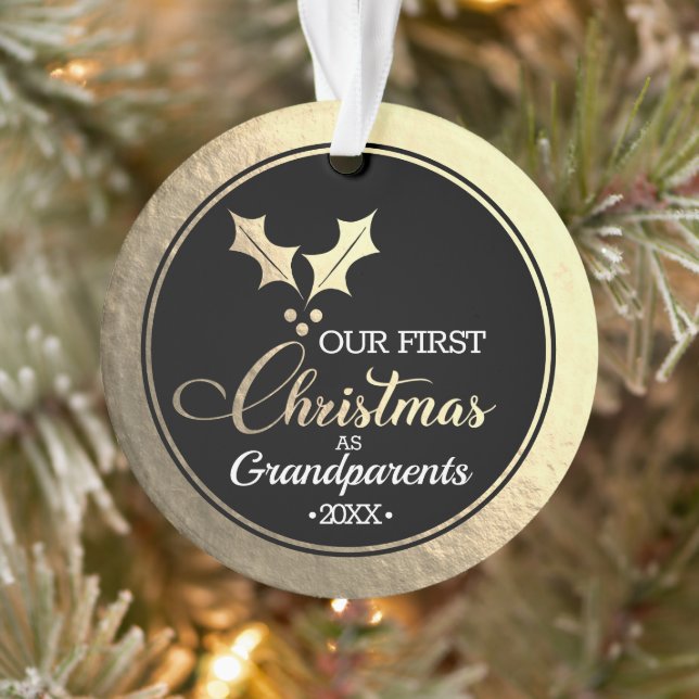 Ornamento Avós Primeiro Natal (Árvore)