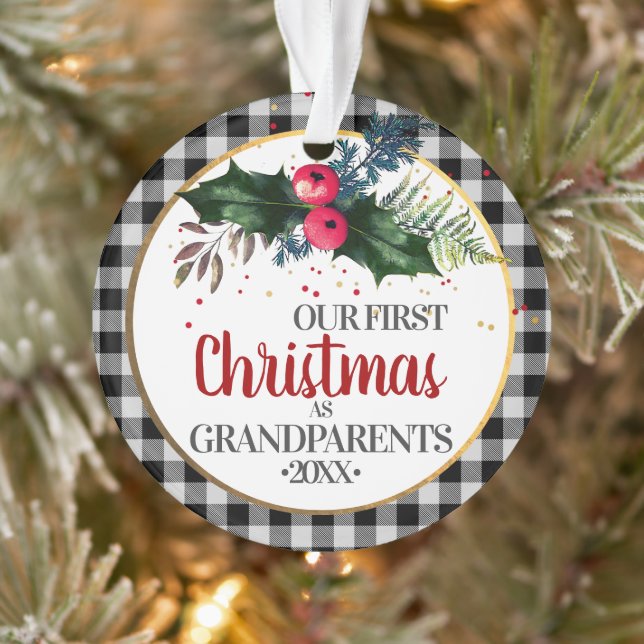 Ornamento Avós Primeiro Natal (Árvore)