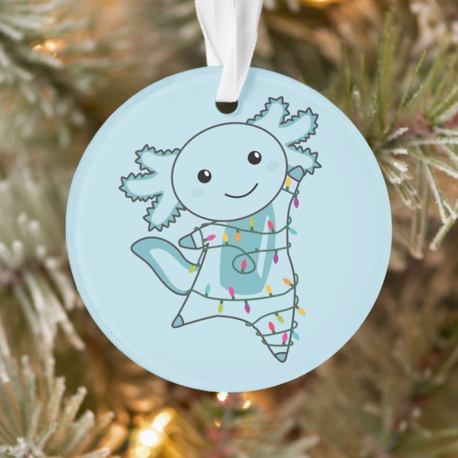 Ornamento Axolotl Felry Natal Animais de inverno Axolots (Árvore)