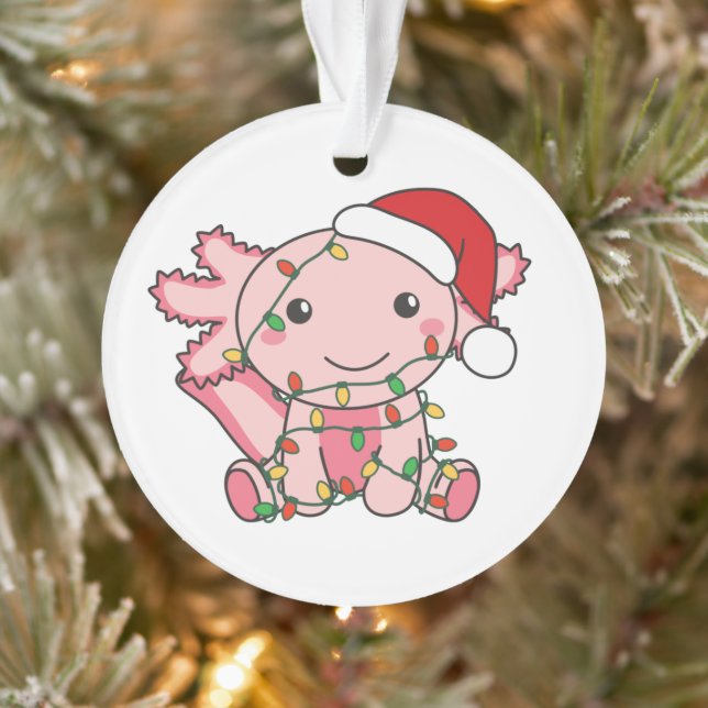 Ornamento Axolotl Natal Animais de inverno Axolotls (Árvore)