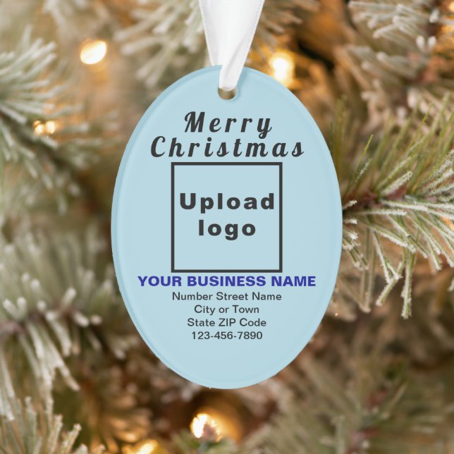 Ornamento Azul Azul-Azul de Natal Comercial Acrírio (Árvore)