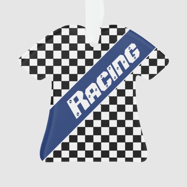 Ornamento Azul com Preto (Frente)