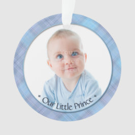 Ornamento Baby Boy Little Prince First Christmas Kesawn