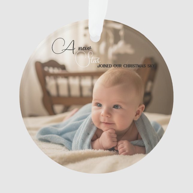 Ornamento Baby's First Christmas Wish (Frente)