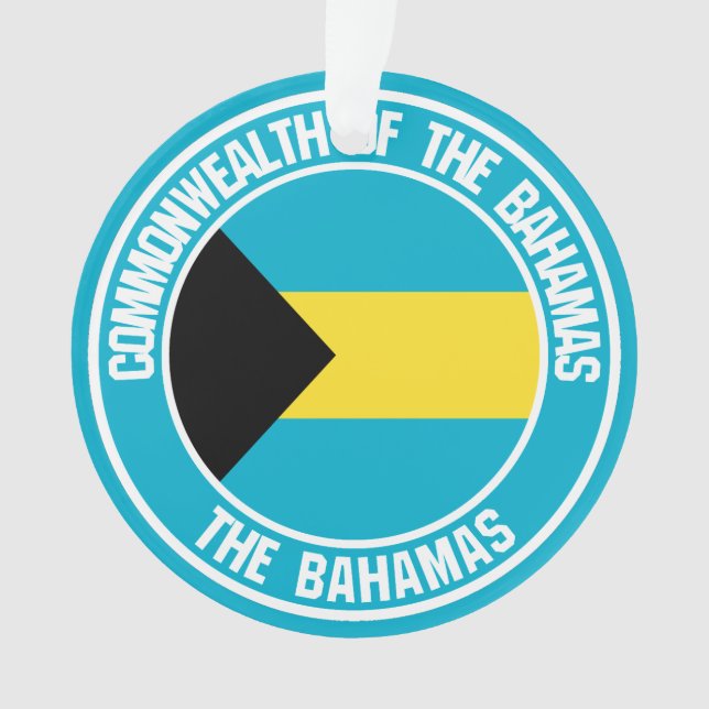 Ornamento Bahamas Round Emblem (Frente)