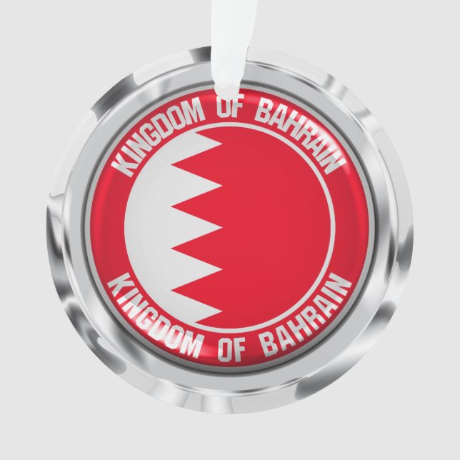 Ornamento Bahrain Round Emblem (Frente)