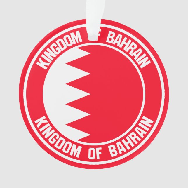 Ornamento Bahrain Round Emblem (Frente)