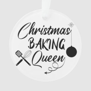 Ornamento Baker da Rainha de Natal