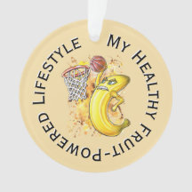 Banana Energy Slam Dunk Texto Circular Fruitário �