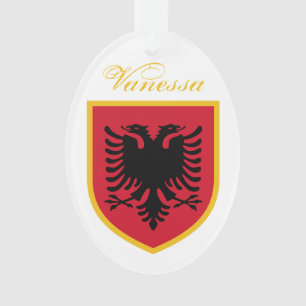 Ornamento Bandeira de Albânia