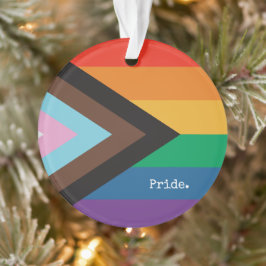 Ornamento Bandeira do Arco-íris - LGBTQIA - Personalize - En