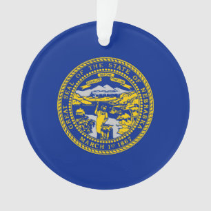Ornamento Bandeira do Estado de Nebraska Design