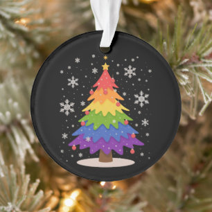 Ornamento Bandeira LGBT Árvore de Natal Feliz Natal Orgulho