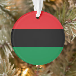 Ornamento Bandeira Pan-Africana da UNIA Kwanzaa
