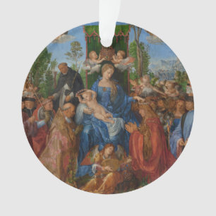 Ornamento Banquete da Garlands Rosa, 1506 (óleo de madeira)