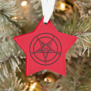 Ornamento Baphomet Pentagram Satanic