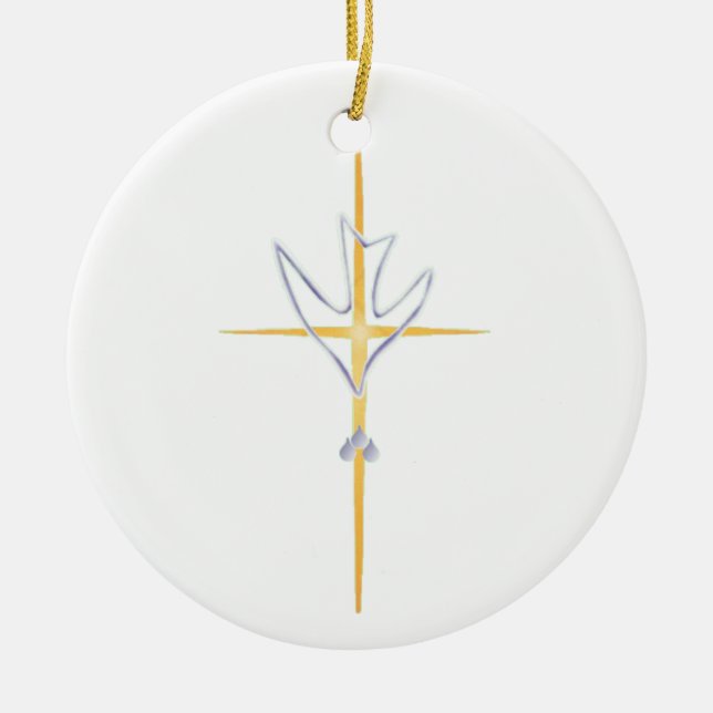 Ornamento baptismal redondo (Frente)