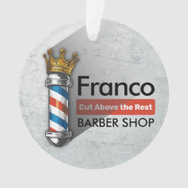Ornamento Barber Hair Compra Rei Coroa Barbeiro Par Salão