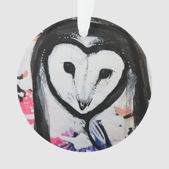 Ornamento Barn Owl Art (Frente)