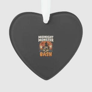 Ornamento Bash de Monstros da Meia-Noite de Halloween