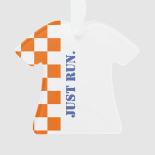 Ornamento Basta Executar Checkerboard Executando Corrida Div