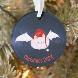 Ornamento Bat Branco Hondurenho de Natal
